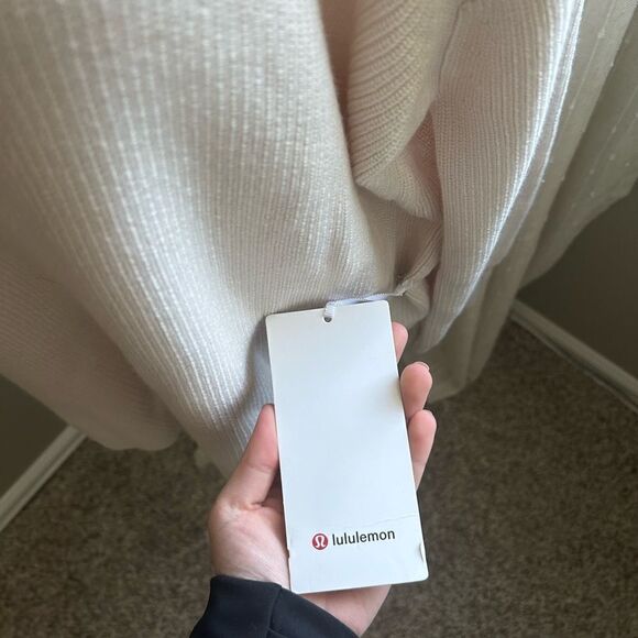 Lululemon Merino Wool-Blend Rib Crewneck Sweater - Picture 2 of 3